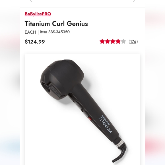 BabyBliss Pro Titanium Hair Curler - Picture 7 of 7